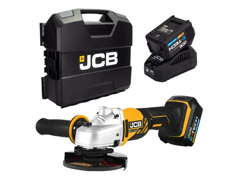 JCB 21-18AG-4-WB 18V 2x4Ah Lithium-Ion Angle Grinder Kit