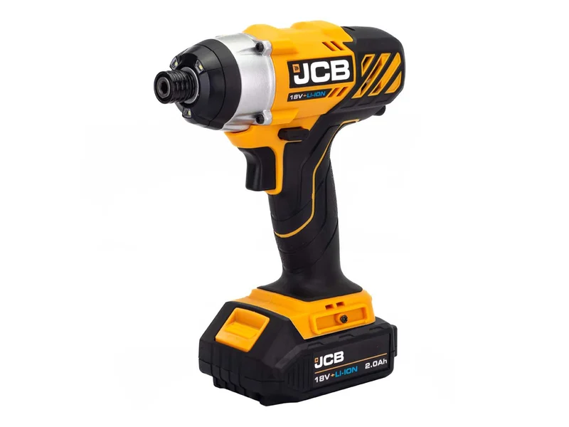 JCB 21-18TPK-2-BG 18V 2x2Ah Impact Driver Combi Drill Twin Pack 20in Bag