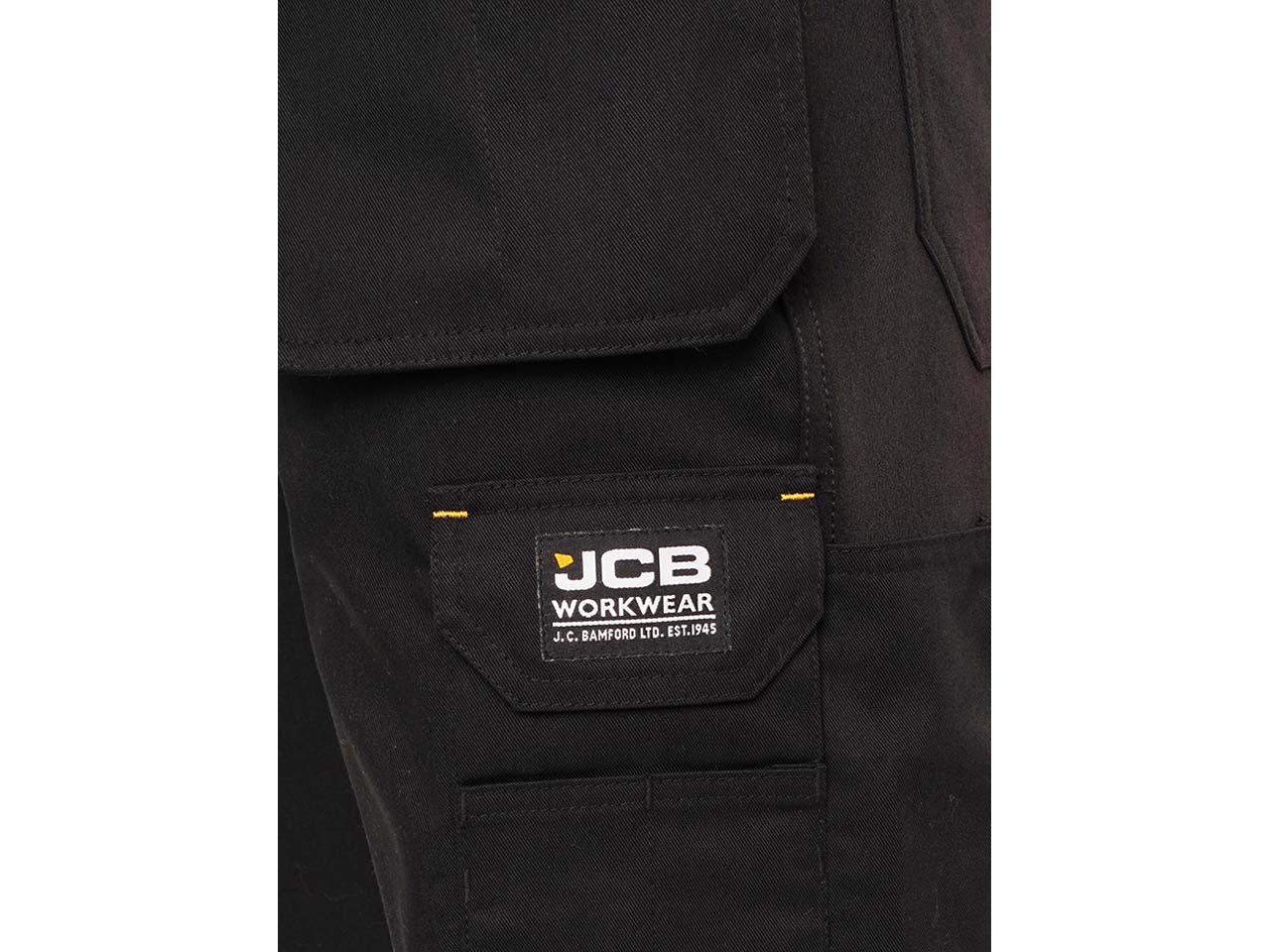 JCB Cheadle Work Trouser with Holster Pockets - Black