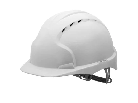 JSP AJF030-000-100 EVO2 Safety Helmet White Vented