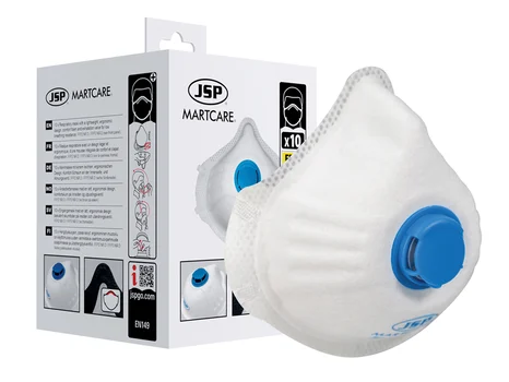 JSP BEH130-002-A00 Martcare FFP3V Moulded Disposable Mask 10 Pack