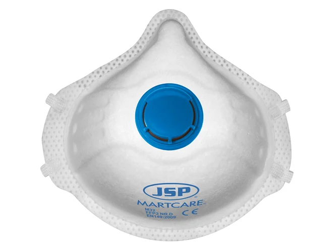 JSP BEH130-002-A00 Martcare FFP3V Moulded Disposable Mask 10 Pack