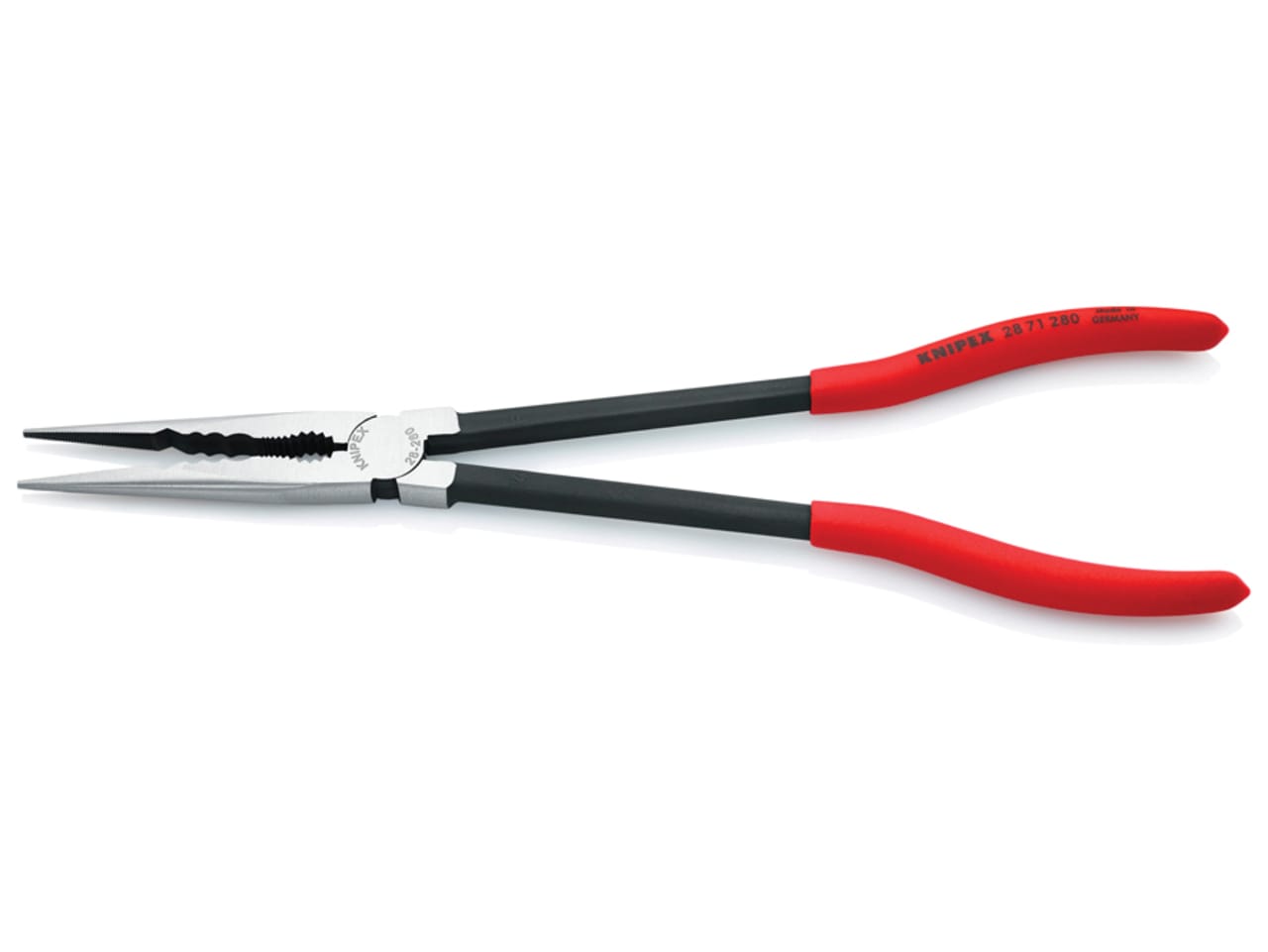 Long reach shop needle nose pliers