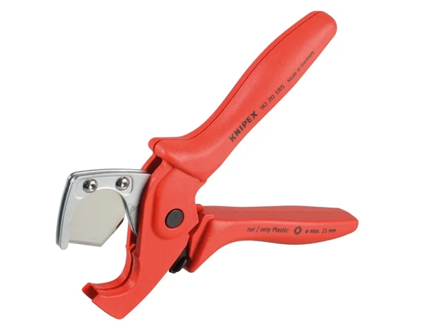 Knipex KPX9020185 Plastic Conduit Pipe / Hose Cutter 25mm Dia