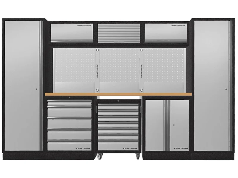 Kraftwerk 3964-eng-2ix 3.24m Modular Combi Unit Stainless Steel Worktop