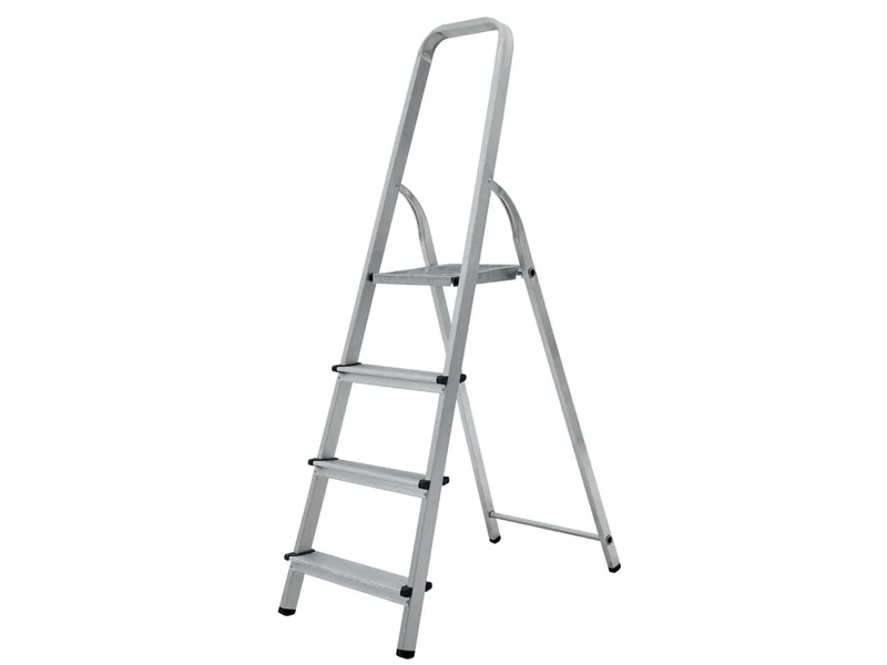 Lyte NENPL4 Lightweight Aluminium Platform Step Ladder 4 Tread