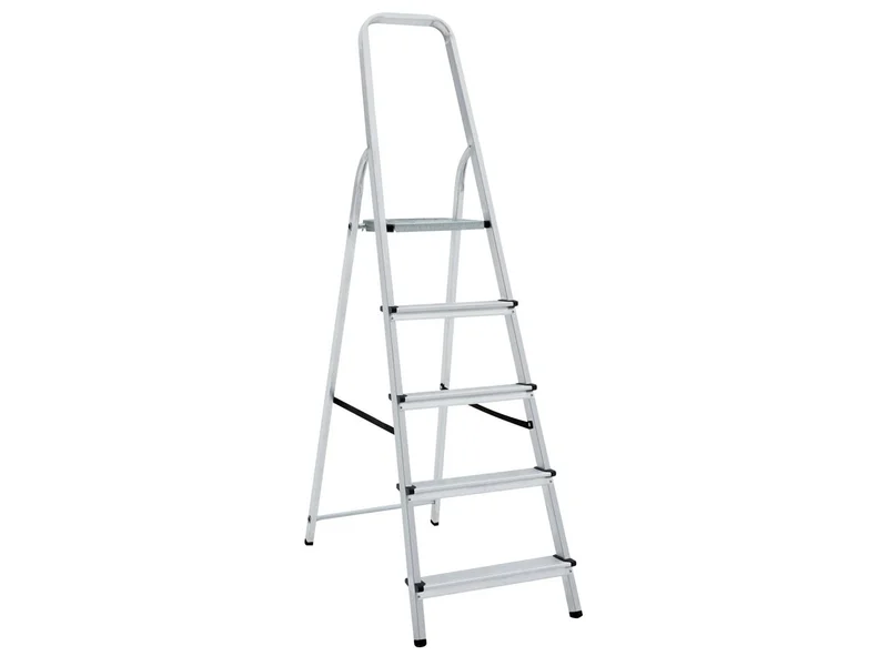 Lyte NENPL5 Lightweight Aluminium Platform Step Ladder 5 Tread