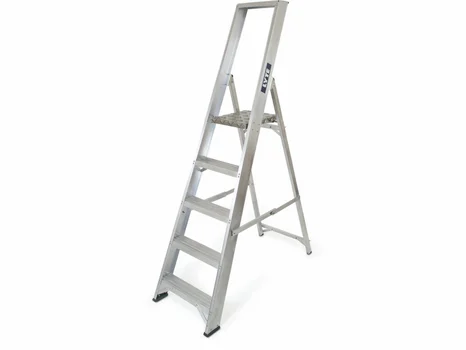 Lyte NESP5 Industrial Aluminium Platform Step Ladder 5 Tread
