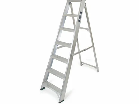 Lyte NESP7 Industrial Aluminium Platform Step Ladder 7 Tread