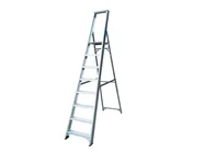 Lyte NESP8 Industrial Aluminium Platform Step Ladder 8 Tread