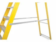 Lyte NGFBB6 Heavy Duty Glassfibre Swingback Step Ladder 6 Tread