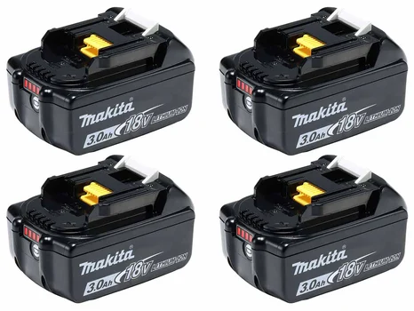 Makita BL1830B/4 18V 3Ah LXT Li-Ion Battery 4 Pack