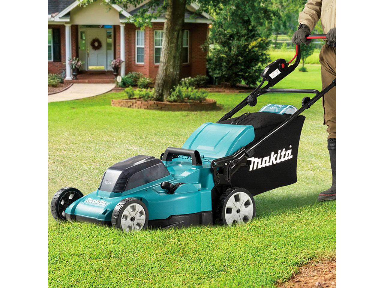 Makita cordless clearance mower