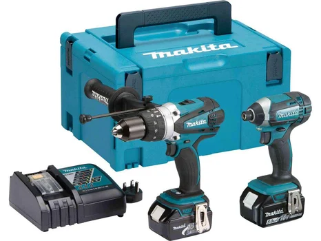 Makita DLX2145TJ 18V 2x5.0Ah Li-ion Hammer Drill/Impact Driver Kit