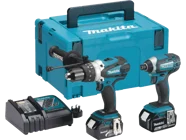 Makita DLX2145TJ 18V 2x5.0Ah Li-ion Hammer Drill/Impact Driver Kit