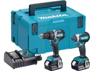 Makita DLX2180TJ 18v 2x5Ah LXT Li-ion BL Combi Drill Impact Driver Kit