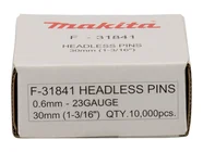 Makita F-31841 30mm Bright Headless Pins for BPT/DPT Nailers 10000pk