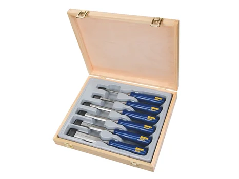 Irwin Marples MAR444S6 M444 Blue Chip Bevel Edge Chisel - 6pc