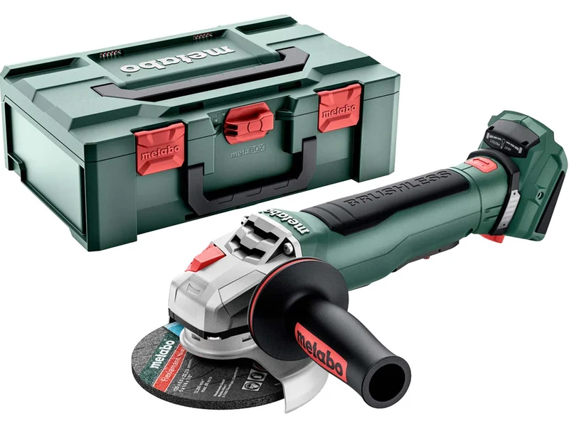 Metabo 613059840 18V 125mm BL Angle Grinder Meta-BOX Bare Unit