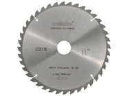 Metabo 628060000 216mm x 30mm 40T Wood Circular Saw Blade