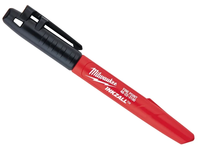 Milwaukee MIL48223106 INKZALL Fine Tip Colour Marker Set of 4