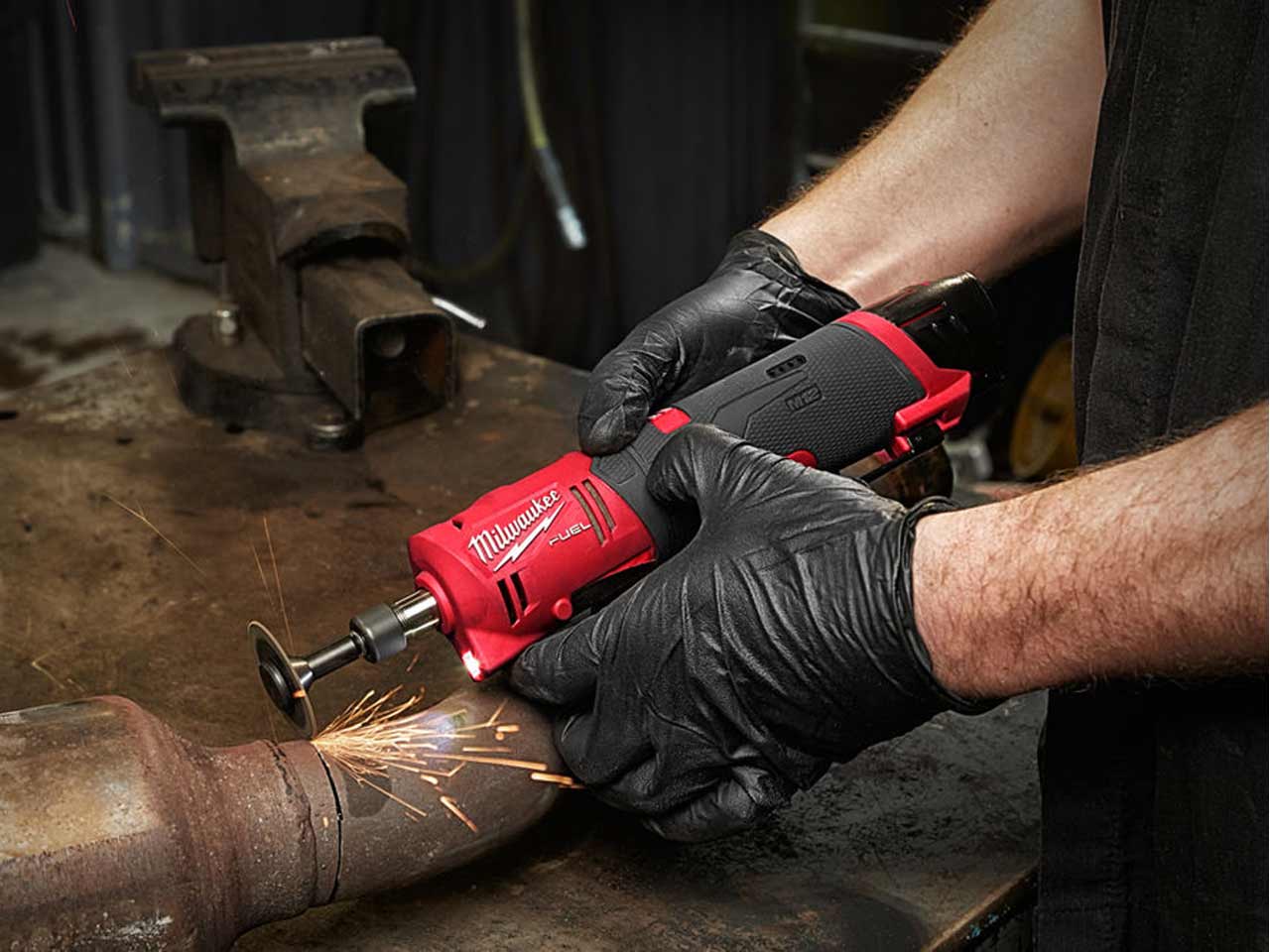 Milwaukee fuel outlet die grinder