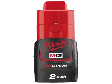 Milwaukee M12B2 12V 2Ah Red Li-Ion Battery Pack