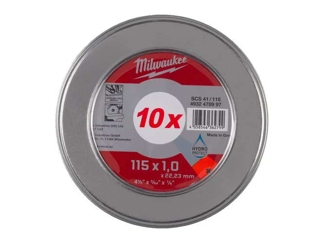 Milwaukee 4932478997 115 x 22.2mm Thin Metal Cutting Discs 10pk