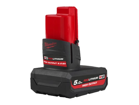 Milwaukee M12HB5 12V 5Ah Li-Ion High Output Battery Pack