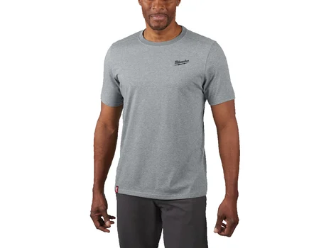 Milwaukee 4932492970 L Grey HT SS Hybrid T-Shirt