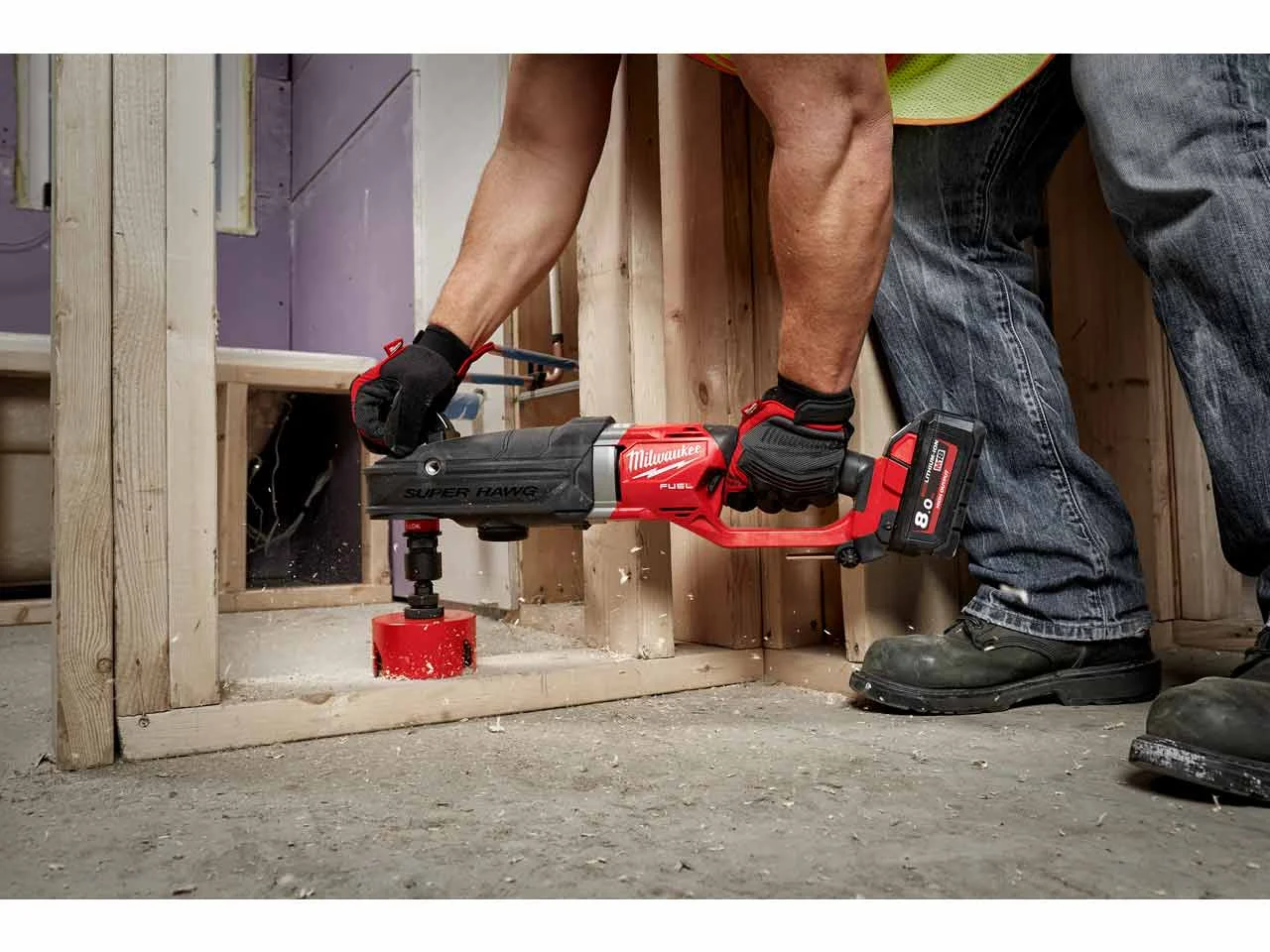 Milwaukee M18FRAD2-121B M18 FUEL Super Hawg Right Angle Drill Driver