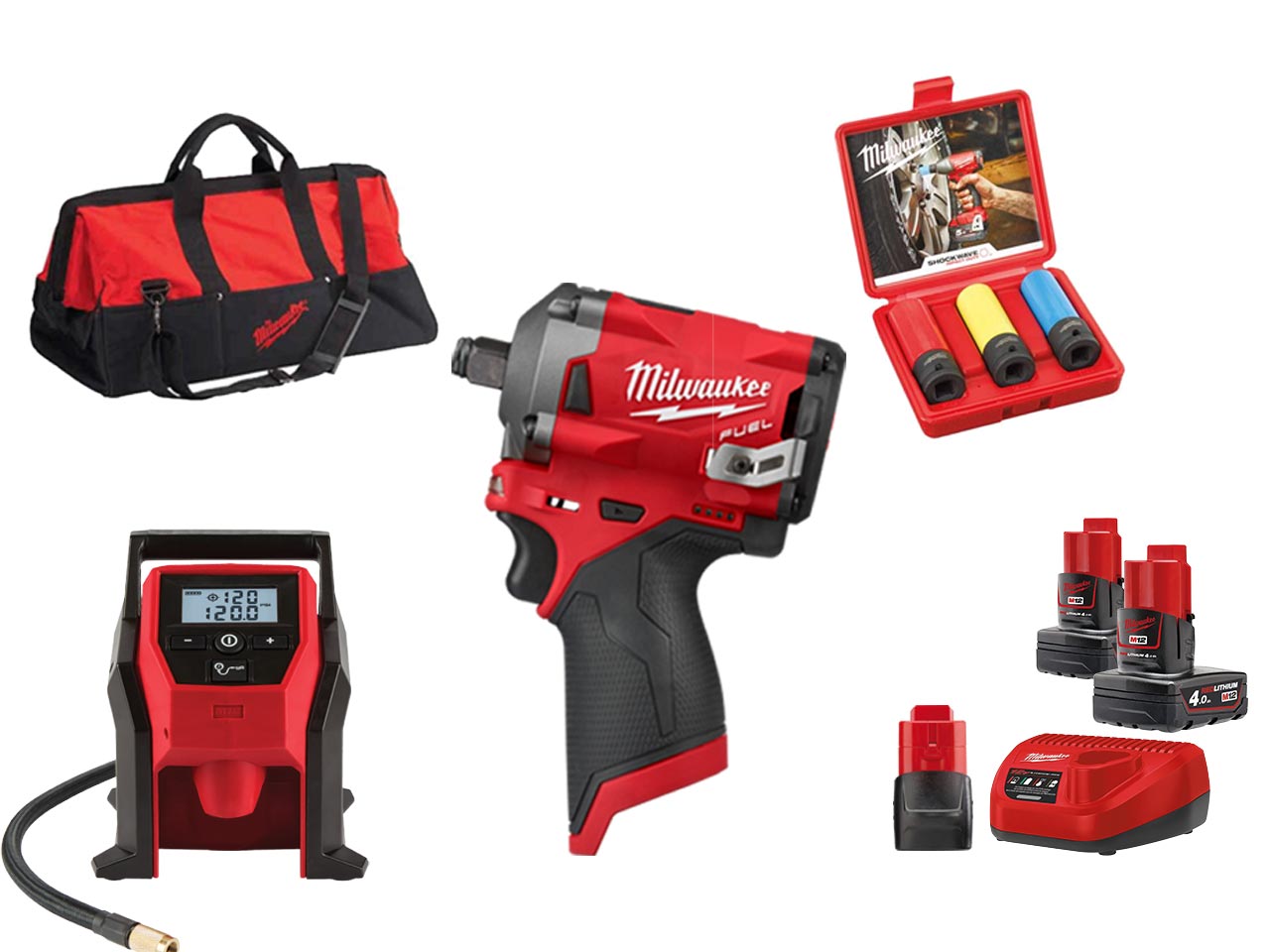 Milwaukee m12 store tool set