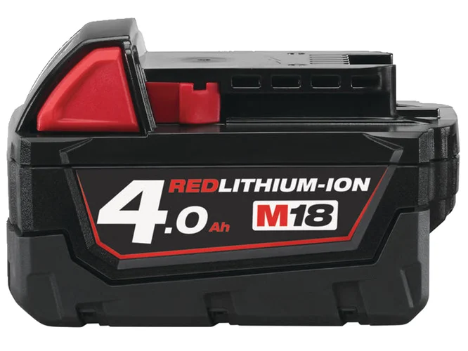 Milwaukee M18B4 18V 4Ah Red Li-Ion Battery Pack