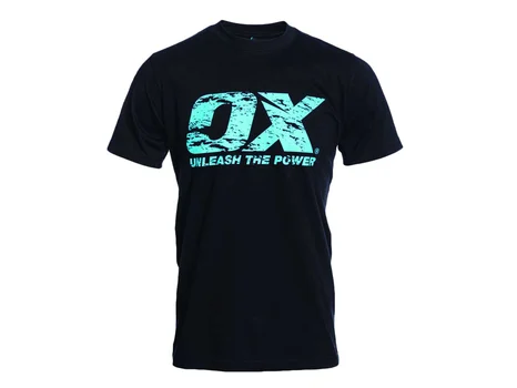 OX Tools OX-W5505 Crew Neck T-Shirt Black - Various Sizes Black