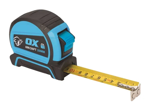 OX Tools OX-P505208 8m/26ft Pro Dual Autolock Tape Measure