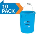 OX Tools OX-P110825x10 OX Pro 25L / 5 Gallon Plasterers Bucket 10pk