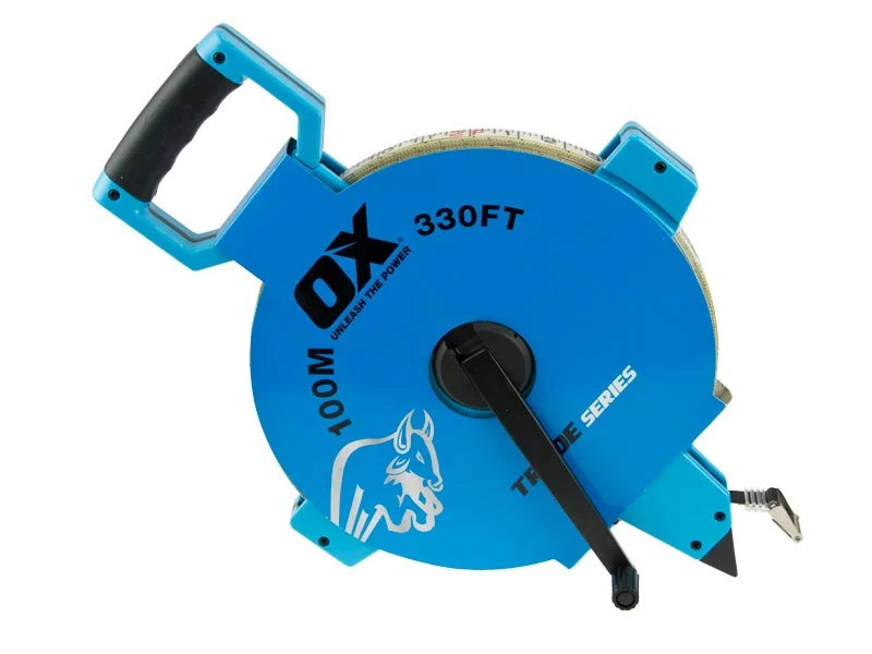 OX Tools OX Tools OX-T023510 100m/330ft Trade Open Reel Tape Measure