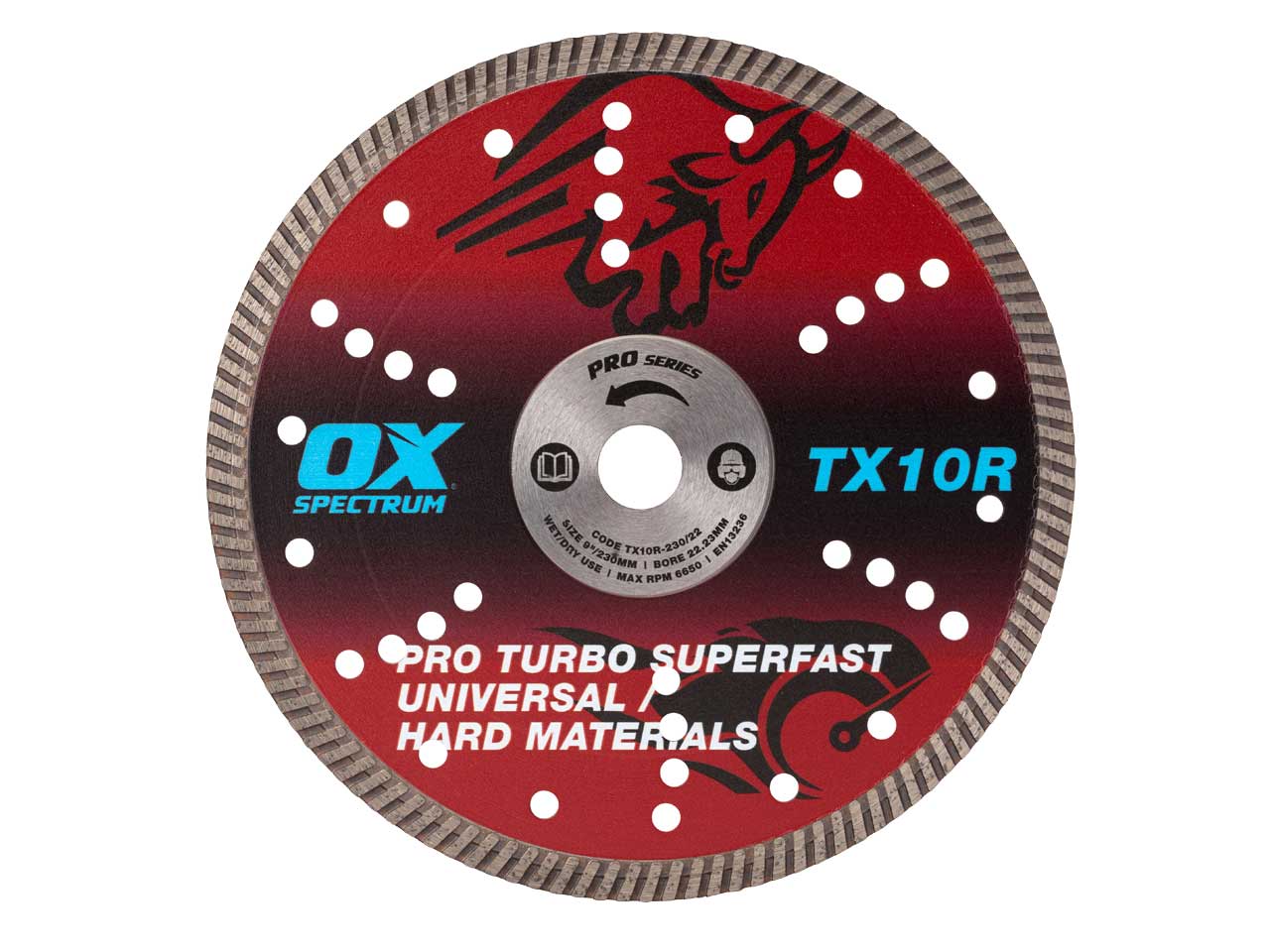 OX Tools OX Tools TX10R-230/22 OX Spectrum Pro Turbo Diamond Blade