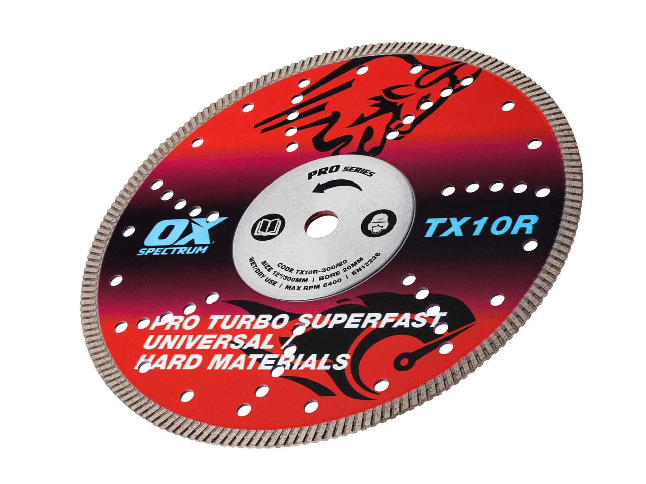 OX Tools OX Tools TX10R-300/20 OX Spectrum Pro Turbo Diamond Blade