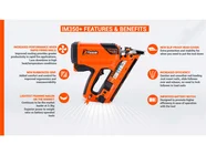 Paslode IM350+ 50-90mm 1st Fix Nail Gun