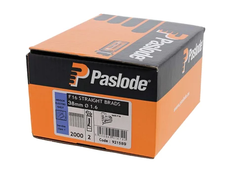 Paslode 921589  IM65 16G x 38mm Galv Brad Fuel Pack x 2000