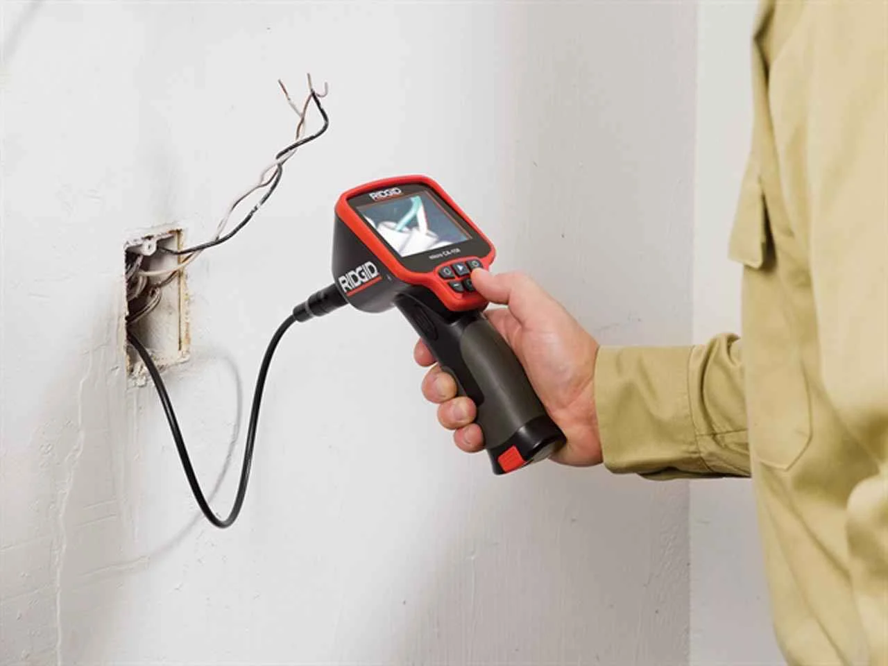 Bosch 12V System Inspection Camera GIC 120 C (12V Battery + Charger, Cable  Length: 120 cm, Display: 3.5'', in L-Box) - Macire