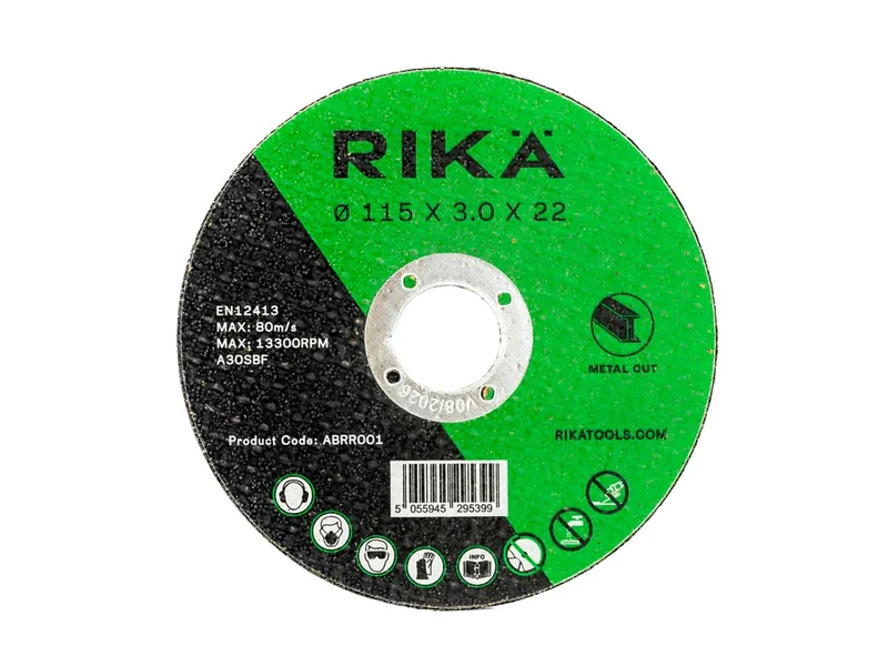 RIKA ABRR001 Metal Cutting Disc 115 x 3.0 x 22mm