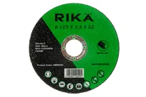 RIKA ABRR002 Metal Cutting Disc 125 x 3.2 x 22mm