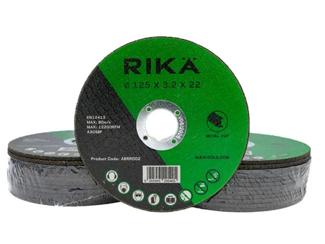 RIKA ABRR002X25 Metal Cutting Disc 125 x 3.2 x 22mm 25pk