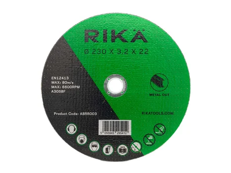 RIKA ABRR003 Metal Cutting Disc 230 x 3.2 x 22mm