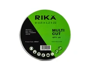 RIKA ABRR007X5 Metal Slitting Disc Multicut 115 x 1.2 x 22mm 50pk