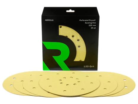 RIKA ABRR019 Drywall Sanding Disc perforated 225mm 120 Grit 25pk