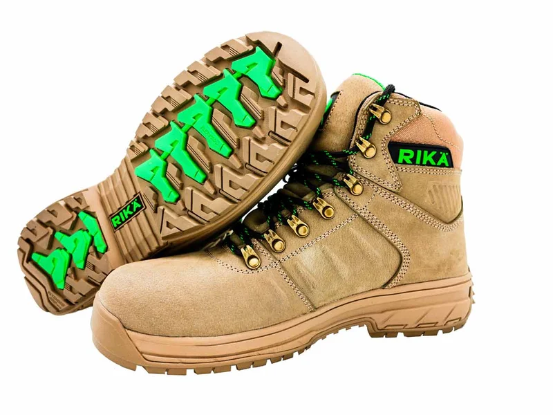 RIKA Jackal Stone Nubuck Safety Boots Sizes 7-11