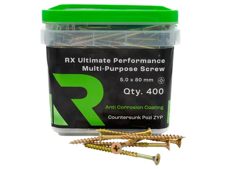 RIKA MPSRX024 High Performance Screw CSK Pozi 5.0 x 80mm 400pk